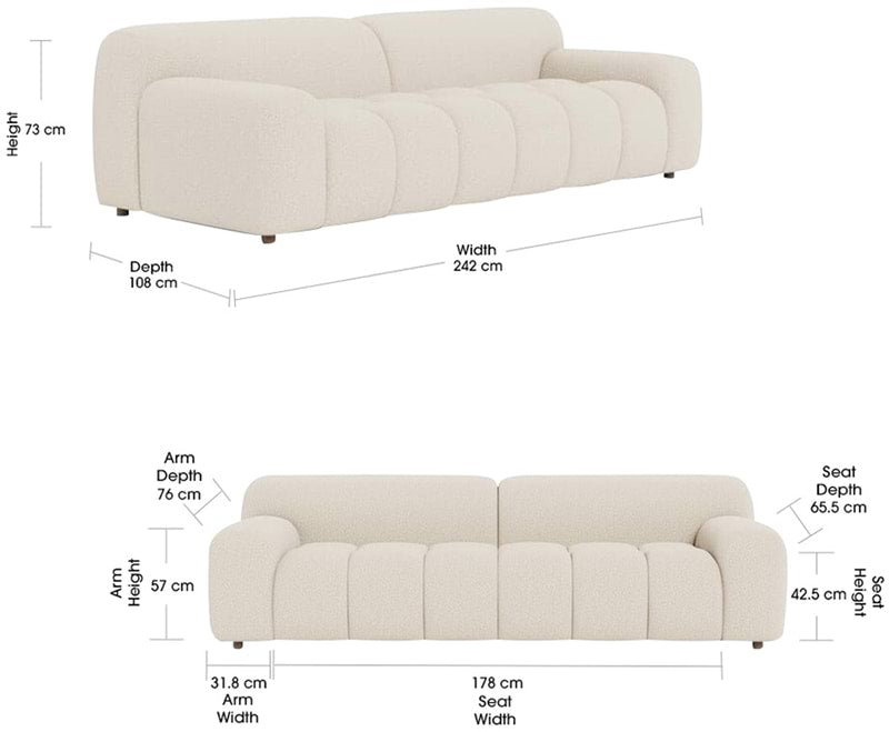Sofa 2 cuerpos Noruega